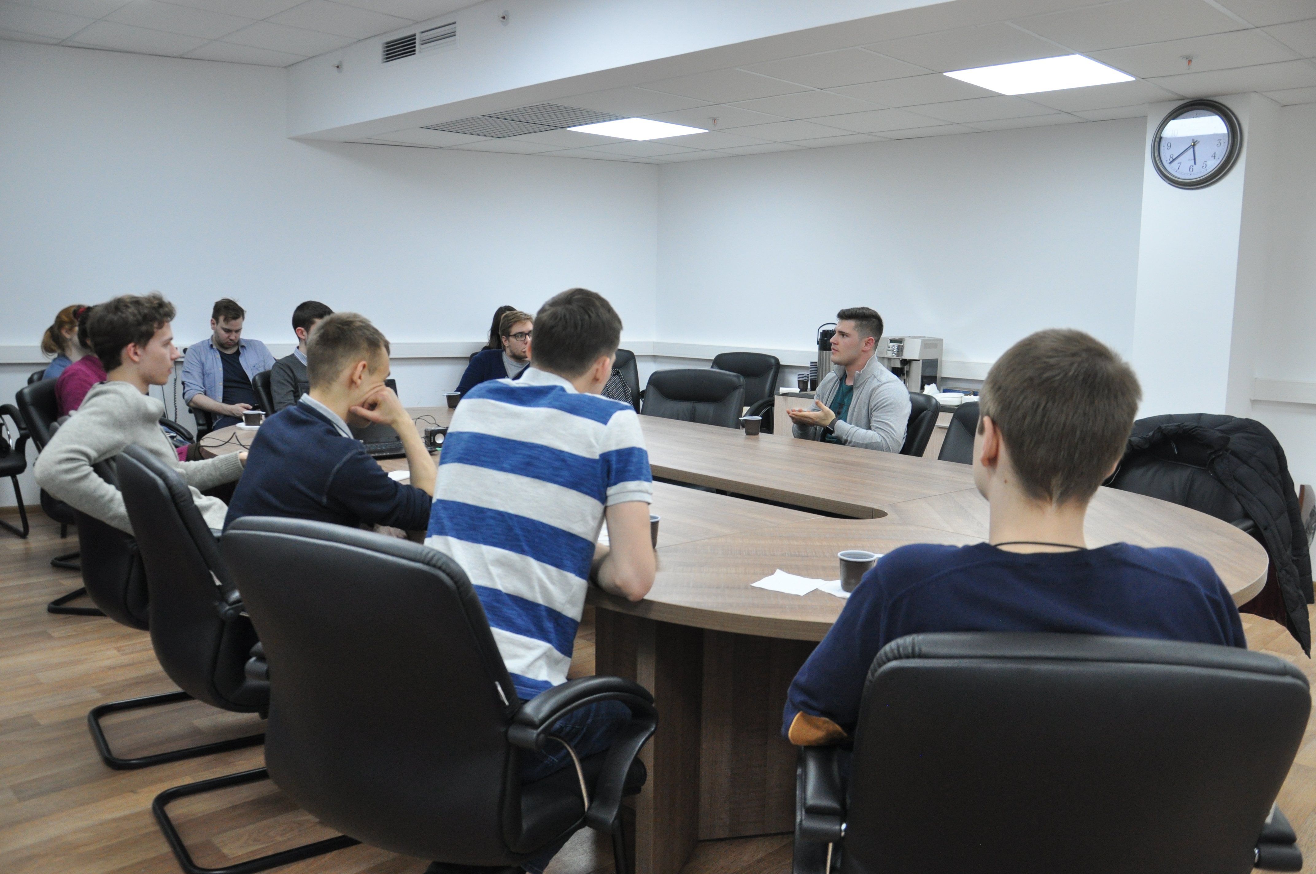 Vladimir Malygin meets ICEF students
