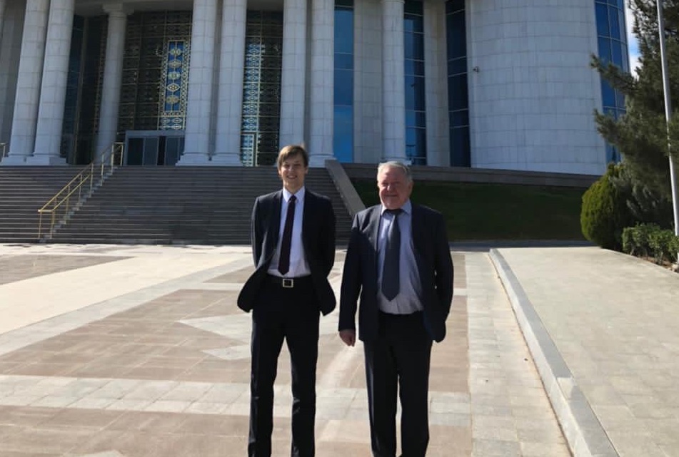 Nikolay Kuzin with Turkmenistan’s Minister of Health